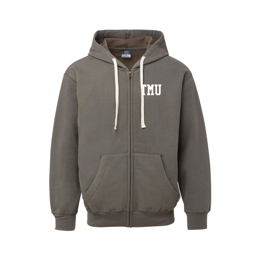 TMU Full Zip Fleece Hoody - Granite