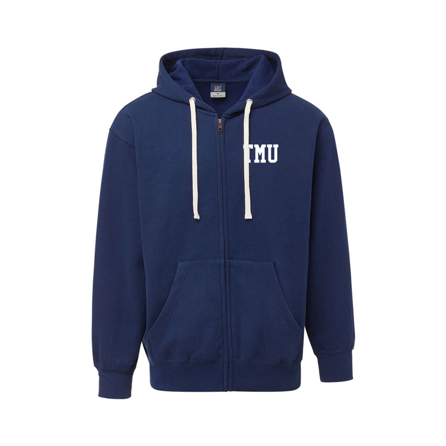 TMU Full Zip Fleece Hoody - Blue