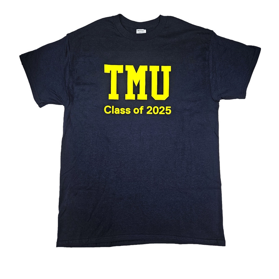 TMU Class of 2025 T-Shirt - Gold/Navy