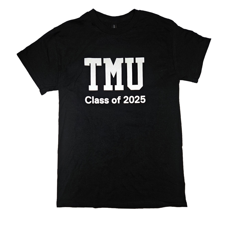 TMU Class of 2025 T-Shirt - Black/White