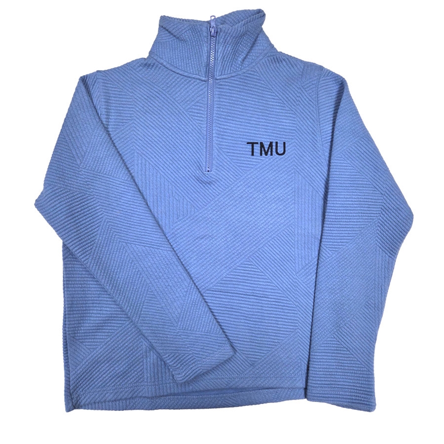 TMU 1/4 Zip Female - Iris Blue