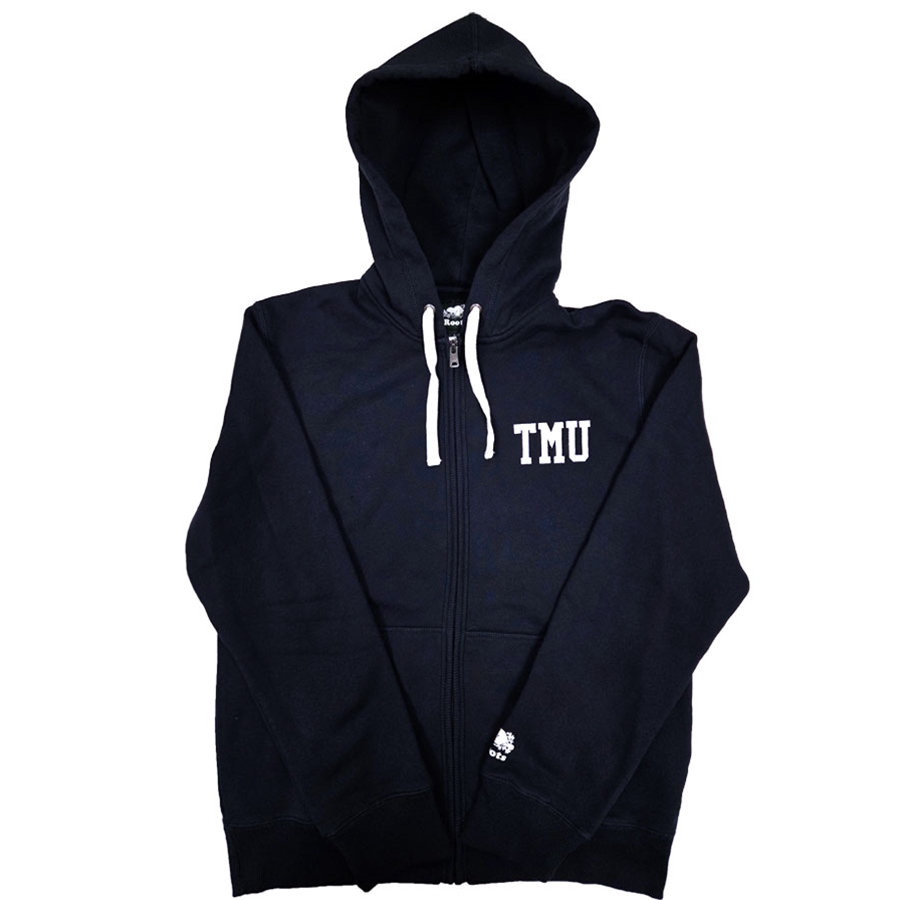 TMU Roots Fulll Zip Hoodie - Navy