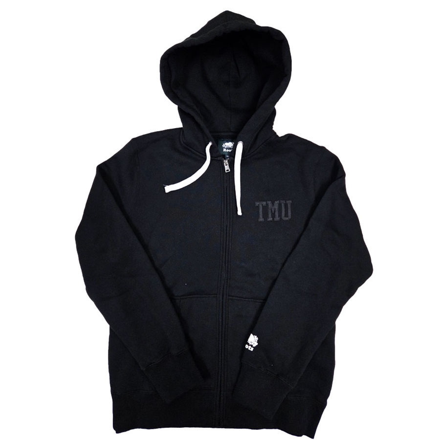 TMU Roots Full Zip Hoodie - Black