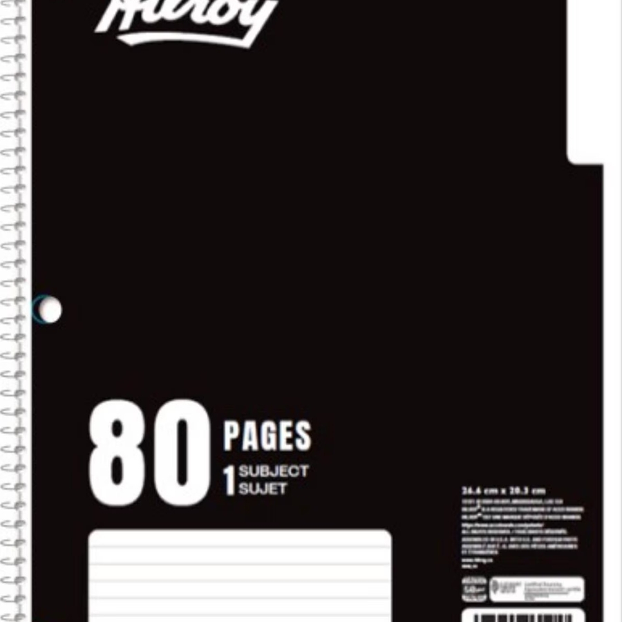80 page Lined Notebook