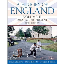 HISTORY OF ENGLAND 1688 TO THE PRESENT VOL.2